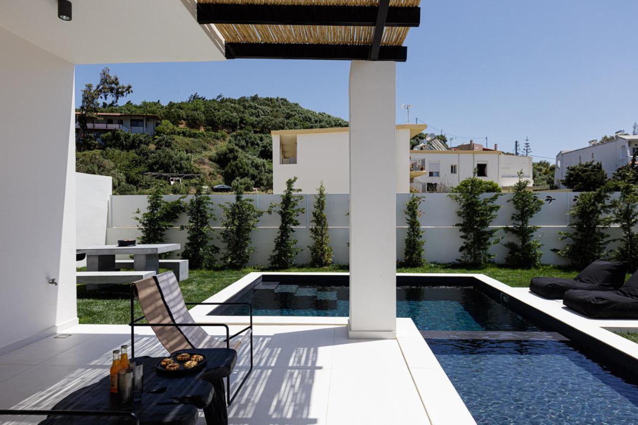 Modern Villa Casa Filo Verde With Private Pool & Bbq,200M From The Beach Plakias Zewnętrze zdjęcie