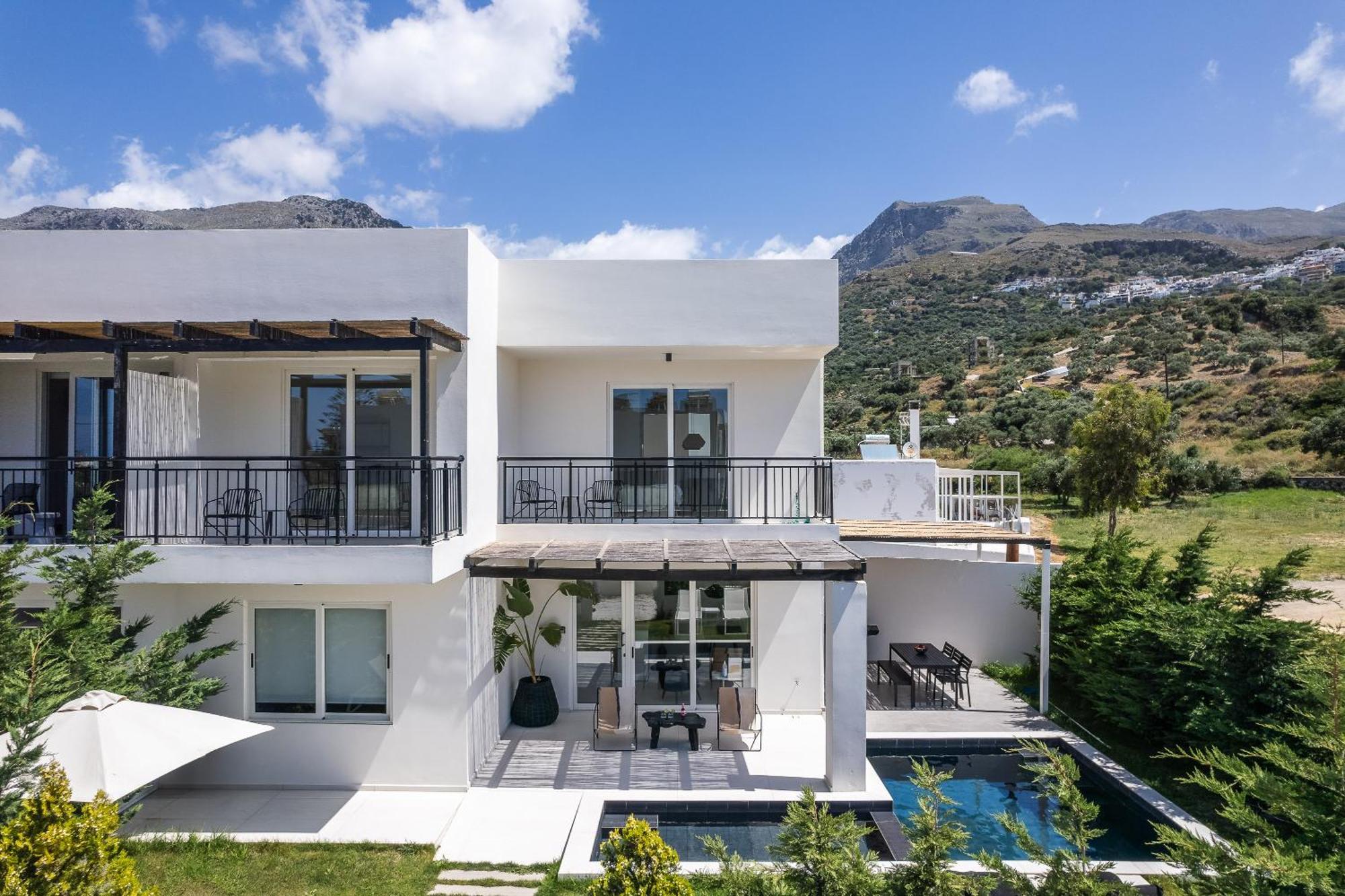 Modern Villa Casa Filo Verde With Private Pool & Bbq,200M From The Beach Plakias Zewnętrze zdjęcie