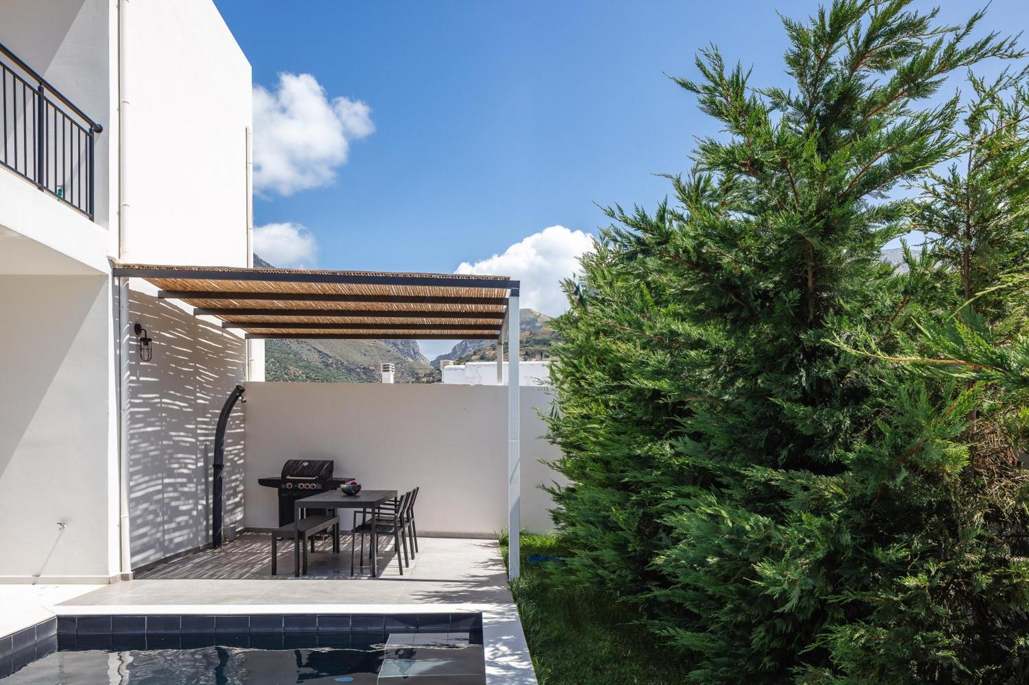 Modern Villa Casa Filo Verde With Private Pool & Bbq,200M From The Beach Plakias Zewnętrze zdjęcie