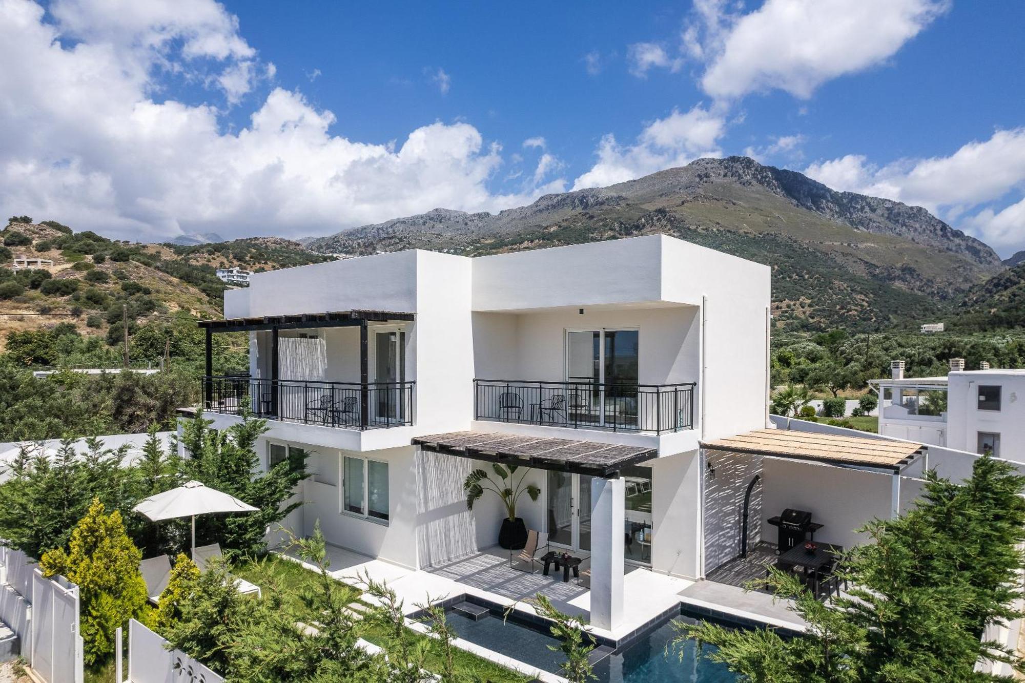Modern Villa Casa Filo Verde With Private Pool & Bbq,200M From The Beach Plakias Zewnętrze zdjęcie